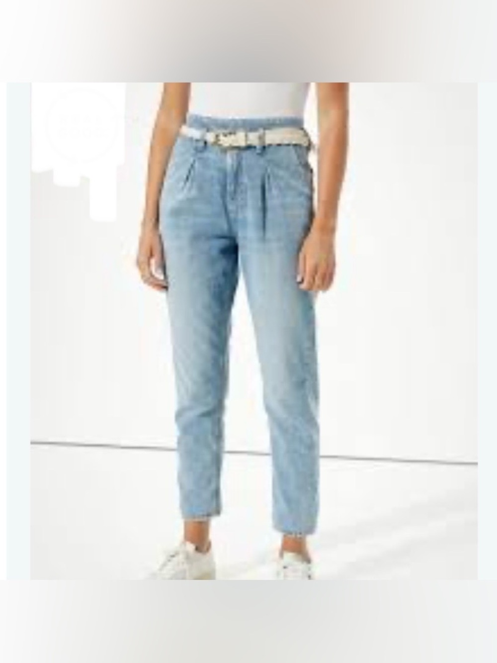 NWT American Eagle Outfitters Pleated Mom Jeans Size 16